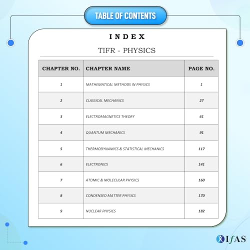 TIFR Physics PYQ Book | 17 Previous Year Solved Papers (2010-2026) with Detailed Solutions | Best Seller Book for all M.Sc Physics Entrance Exams | IFAS Publications
