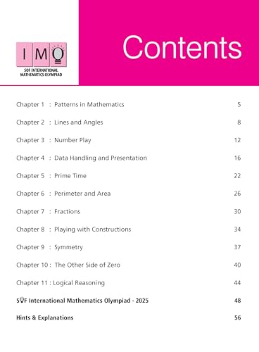 MTG International Mathematics Olympiad (IMO) Workbook Class 6 - Chapter-wise MCQs with Achievers Section - SOF Olympiad Books For 2026-27 Exam