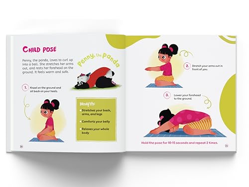 Yoga for Kids: Fun and Simple Yoga Poses I Step-by-Step Guide to Physical and Mental Well-being I Illustrated Asanas for Kids of All Ages I Ages 6+