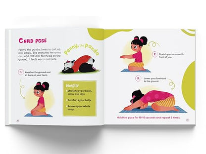 Yoga for Kids: Fun and Simple Yoga Poses I Step-by-Step Guide to Physical and Mental Well-being I Illustrated Asanas for Kids of All Ages I Ages 6+