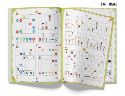 Sudoku Book for Kids | 1001+ Sudoku Puzzle Book for Kids & Adults | Brain Booster Activity Book - 4x4, 6x6, 9x9 & 12x12 Levels | Ages 8+ Years | Two Brothers Publications