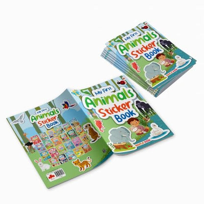 My First Sticker Book - Animals - Activity Book for Kids - Stickers for Children - Age 3+ Years