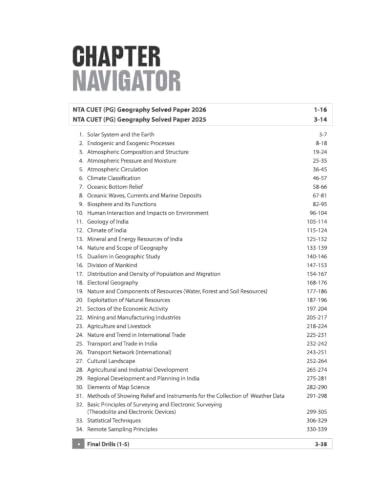 Arihant CUET PG Geography 2027 | Chapterwise Notes & Question Bank | 1500+ Exam Pattern MCQs | 5 Final Drills | CUET PG 2026 Solved Paper | Based on NTA Test Pattern
