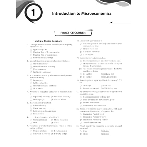 PW CUET (UG) Economics 2026 Chapterwise & Topicwise Question Bank with Past Year Questions PYQs and Mock Test | Mind Maps and Practice MCQs