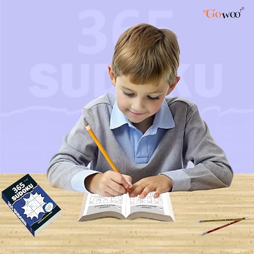 365 Sudoku :- Brain Training Sudoku Puzzle Book, Sudoku puzzle book, Brain Booster sudoku book, 365 sudoku puzzles book, Classic Sudoku Puzzle Book, Travel-sized sudoku puzzle book
