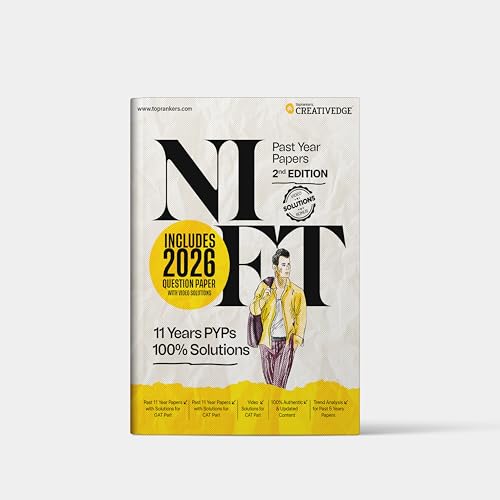 NIFT Past Year Papers- 2nd Edition (2015-2026) | GAT + CAT Solved Papers