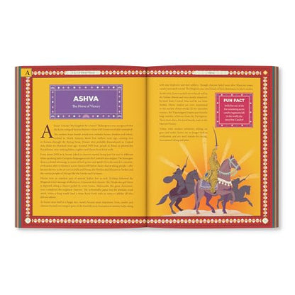 A-Z of Indian History: 80 Fun Stories from Ancient India to Independence: 80 Fun Stories from Ancient India to Independence | Cool Trivia, Bright Full-Coloured Illustrations | Ages 10+