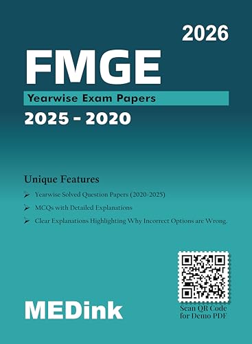FMGE Yearwise Solved Question Papers (PYQ) for 2026 Exam | 2020–2025 Previous Year Question Papers with Detailed Explanations