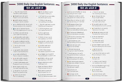 15000 Daily Use English Sentences Book | Hindi to English | Spoken English Learning | Improve Fluency Fast