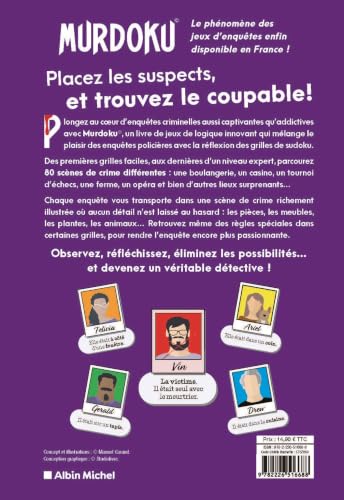 Murdoku© l'original (version française): 80 énigmes à résoudre pour démasquer le meurtrier