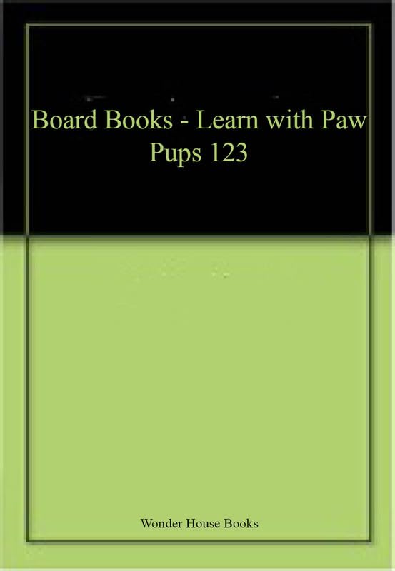 Board Books - Learn with Paw Pups 123 book cover