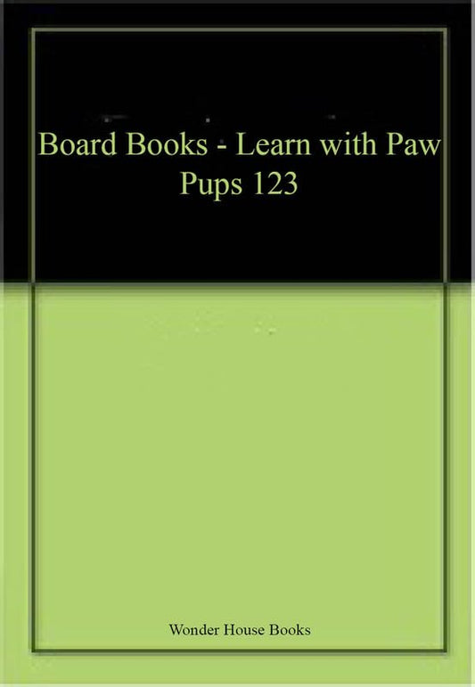 Board Books - Learn with Paw Pups 123 book cover