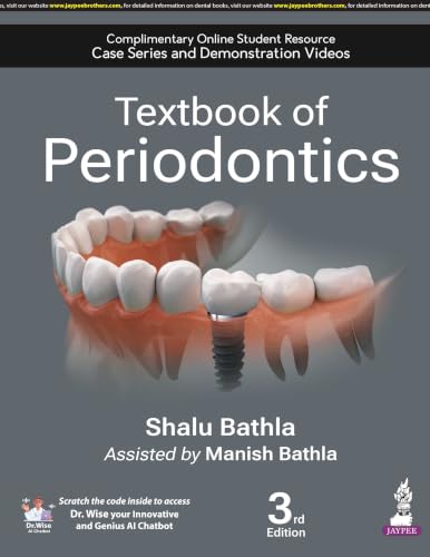 Textbook of Periodontics, 3/E for BDS Final Year and MDS Students | 1300+ Colored Images with GTR, Implant Surgery, Viva-Voce and University Questions: 1