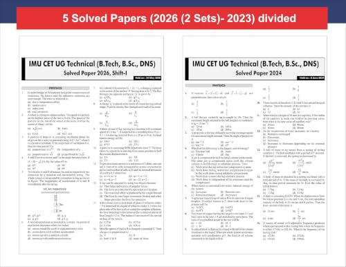 Disha Target IMU-CET 2027 Entrance with 5 Previous Year Solved Papers & 5 Mock Tests | Fully Solved | 2 Solved Paper Sets of 2026