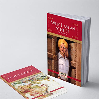 Best of Indian Independence (Set of 3 Books) - Why I am an Atheist, Annihilation of Caste and Nationalism - Bhagat Singh, BR Ambedkar, Rabindranath Tagore