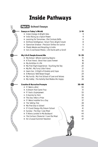 Arihant Pathways English Essays & Creative Writing for Classes 6–8 | 100+ Model Essays, Vocabulary Booster & Creative Writing Tasks | Improve School Writing, Grammar & Expression Skills