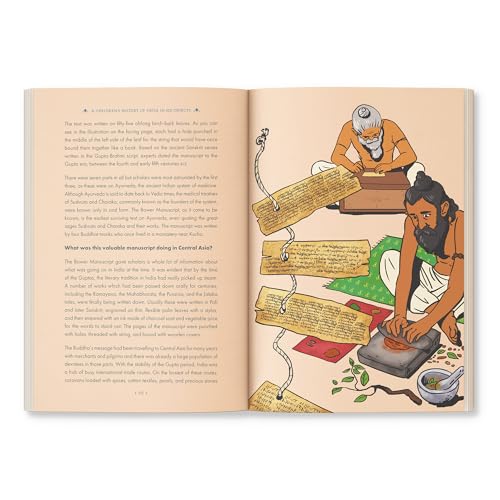 A Children's History of India in 100 Objects: Indian History from Ancient Times to Present Day through Various Artefacts and Art | Full-Colour Illustrated Book for Young Readers