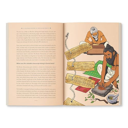 A Children's History of India in 100 Objects: Indian History from Ancient Times to Present Day through Various Artefacts and Art | Full-Colour Illustrated Book for Young Readers