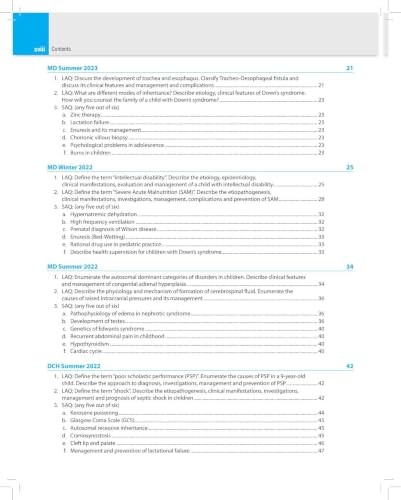 Solved Papers Pediatrics for PG Students, 5/E | Previous Years' Solved Papers (2014-2024) PYQs | A must for MD and DNB Pediatrics, DCH, CPS and Other Examinations Across India: 1
