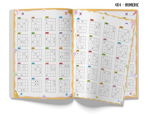 Sudoku Book for Kids | 1001+ Sudoku Puzzle Book for Kids & Adults | Brain Booster Activity Book - 4x4, 6x6, 9x9 & 12x12 Levels | Ages 8+ Years | Two Brothers Publications