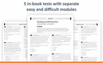 Digital SAT Practice Tests: 900+ SAT Practice Questions | 5 Full-Length Tests with Detailed Explanations, Adaptive Online Tests & Free Scoring Tool for 2026 Exam