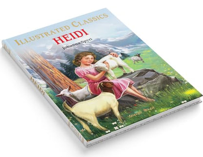 Heidi : Illustrated Abridged Children Classics English Novel with Review Questions