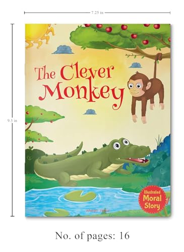 The Clever Monkey - Illustrated Moral Story for Children
