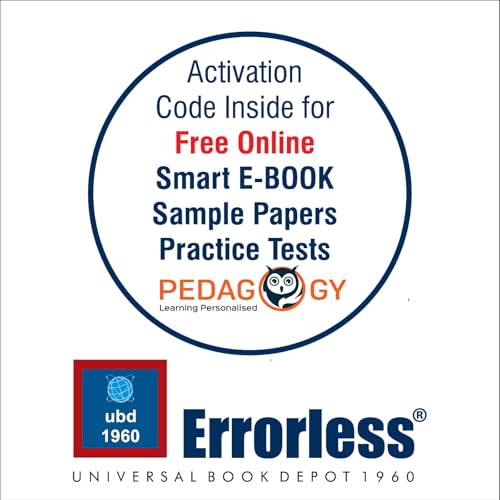 UBD1960 Errorless Physics for NEET as per NMC (Paperback+Smart E-book)Updated New Edition 2027 (2 volumes) Original Errorless Self Scorer Book with Trademark Certificate