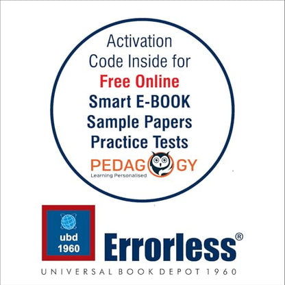 UBD1960 Errorless Physics for NEET as per NMC (Paperback+Smart E-book)Updated New Edition 2027 (2 volumes) Original Errorless Self Scorer Book with Trademark Certificate