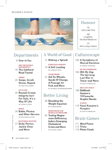 Reader's Digest India - September 2026 - The New Genius - Your Human Edge - And How To Make It Stronger