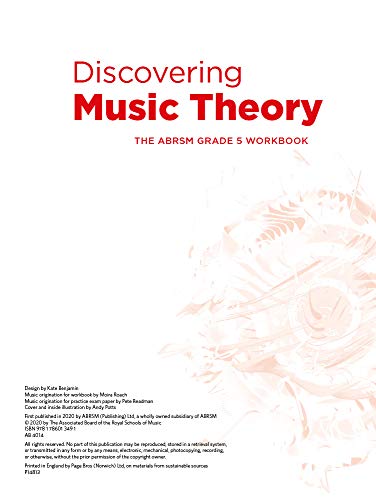 Discovering Music Theory, The ABRSM Grade 5 Workbook (Theory workbooks (ABRSM))