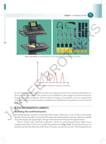 Textbook of Electrotherapy, 4/E for BPT and MPT Physiotherapy Students | Electrotherapy Modalities Guide: Low, Medium and High Frequency Currents, Ultrasound, Laser and Cryotherapy