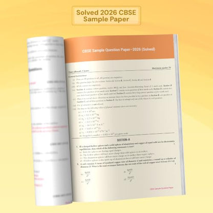 Xam idea Physics Class 12 – (CBSE 2026-27) | Mind Maps | Solved NCERT | Solved PYQs | MCQs, A-R, Case-based, VSA, SA, LA Questions | Solved 2026 CBSE Examination & Sample Papers