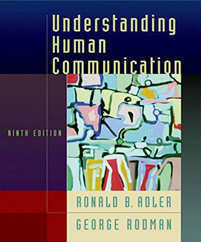 Understanding Human Communication 9th Ed book cover
