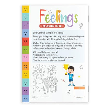 Feelings Coloring Book: Social Emotional Learning Coloring Book for Kids I Identify, Express & Manage Feelings Through Fun Activities I Ages 5+ [Select Learning]