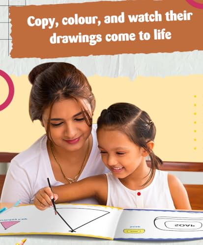 Colouring and Drawing Books for Kids | Practice Copy Color Books | For Preschool, Nursery, Early Learners and Kindergarten Children | 2 to 5 Year Old | Pack of 2