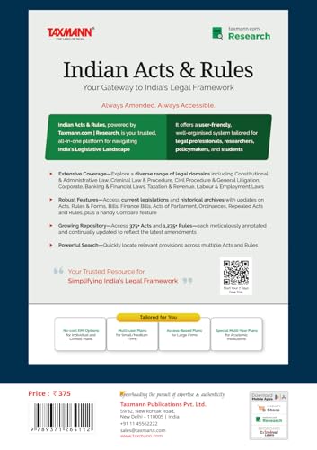 Taxmann's Code of Civil Procedure 1908 [Bare Act with Section Notes] – Comprehensive 2026 Edition Statutory Reference Presenting the Updated CPC with Notes for Clear Understanding