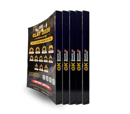 NLTI GK Score Booster Booklet for CLAT 2027 II 2000+ Most Expected GK & Current Affairs Questions for CLAT & AILET 2027