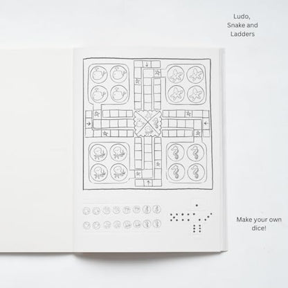 Colour and Create | Tear Out 61 items | DIY coloring book | Photo Frames, Ludo, Bookmarks, Stickers, Greetings Cards, and more | Craft Book | Colouring Book | Art Book