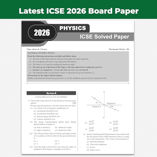 PW ICSE Class 10 Previous Year Question Papers | 10 Years Solved Papers (2016–2026) | Board Exam 2027 | Physics, Chemistry, Maths, Biology, Economics, ... Computer Applications, English Paper 1 & 2