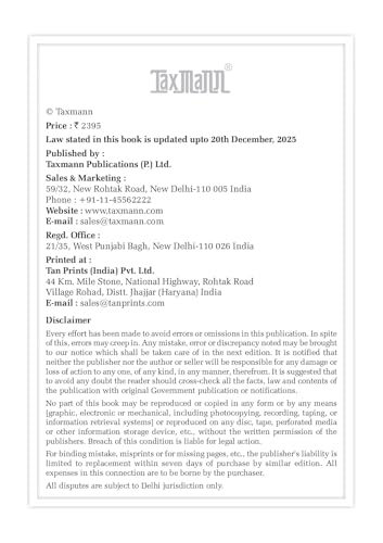 Taxmann's Companies Act with Rules – Comprehensive | Practitioner-oriented Single-volume Reference that Integrates the Act with Rules | Forms | Circulars | Notifications | Standards | Exemptions