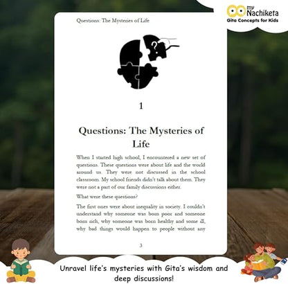 Gita for teens | Age 12 and above | Mysteries of Life | 17 chapters and answers to mysteries of life