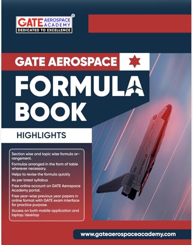 GATE 2027: Aerospace Engineering Formula Book (Fourth Edition)