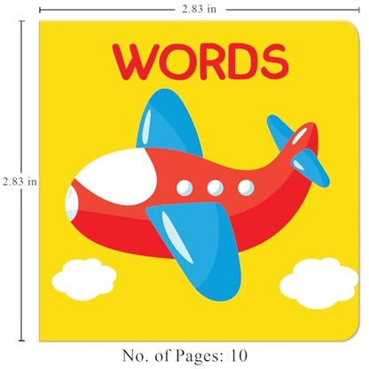 My First Words – Mini Early Learning Board Book | Discover First Words with Bright Pictures of Everyday Objects, Animals & Food | Durable Pocket-Sized ... (Ages 1–3 Years) (My First Early Learning)