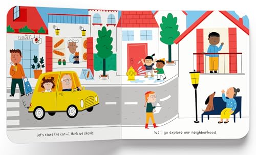 In My C Up, Down And All Around The Town – Interactive Board Book For Kids | Ride Through The Neighborhood With Fun Rhymes, Bright Pictures & ... For Toddlers & Preschoolers | Ages 2–5 Years