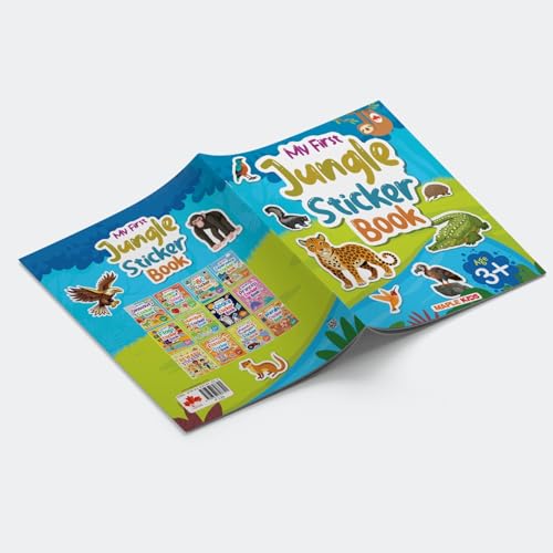 My First Sticker Book - Jungle - Activity Book for Kids - Stickers for Children - Age 3+ Years
