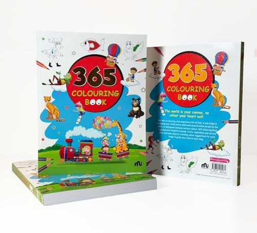 365 Colouring Book for Kids - Painting and Drawing Book with 368 Big Pictures