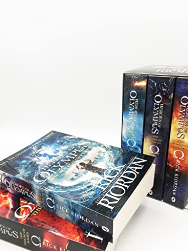 RICK RIORDAN: HEROES OF OLYMPUS COMPLETE COLLECTION – The Lost Hero, Son of Neptune, Mark of Athena, House of Hades & Blood of Olympus | Epic Mythology Adventure Series