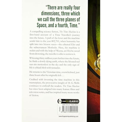 The Time Machine By H. G. Wells | Original Classic Edition | Sci-Fi Novel | Time Travel & Future World | Science Fiction | Mystery & Thriller | Fantasy Book | Victorian Literature | Premium Paperback