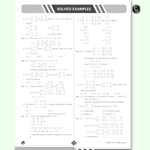 PW Shaurya NDA Book 2026 – NDA/NA Mathematics | Latest 2025 Solved Paper | Chapterwise Theory, Solved Examples, Practice Exercises | For National Defence Academy & Naval Academy
